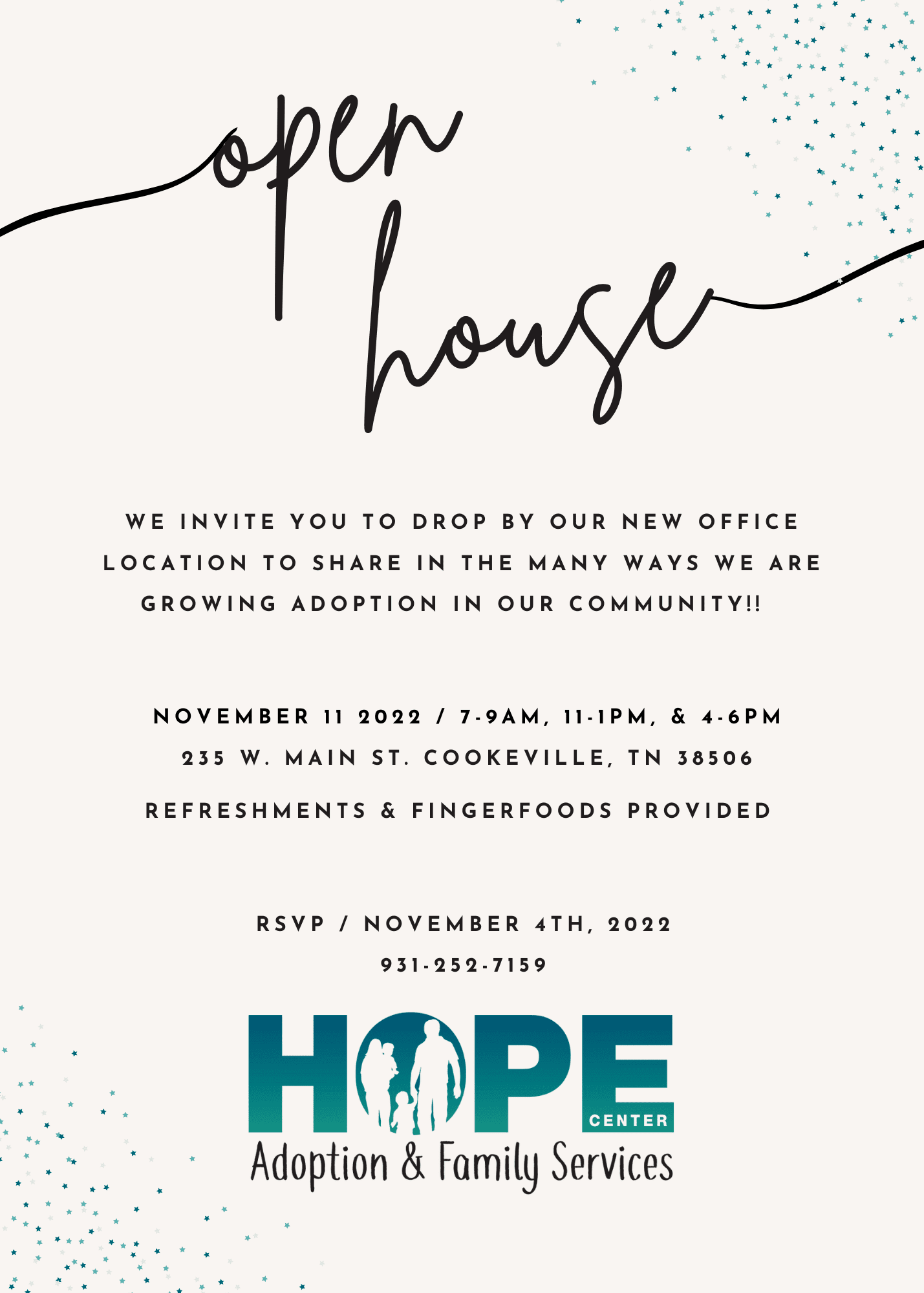 open house Invitation